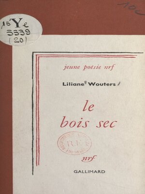 cover image of Le bois sec